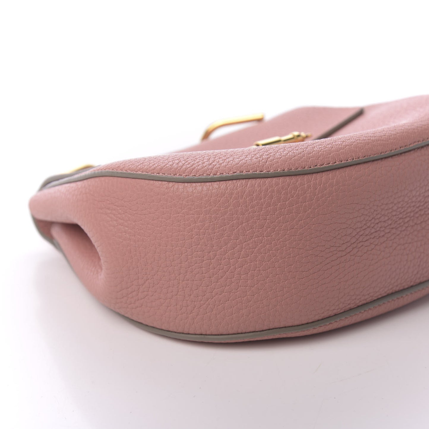Grained Lambskin Drew Shoulder Bag Misty Rose
