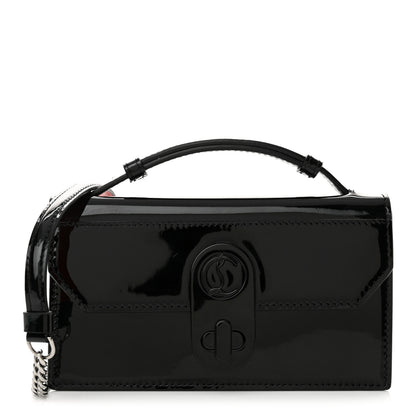 Christian Louboutin Patent Calfskin Mini Elisa Baguette Black 1 of 13