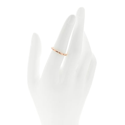 Tiffany 18K Rose Gold Diamond Paloma Picasso Hammered Ring 54 6.75 2 of 4