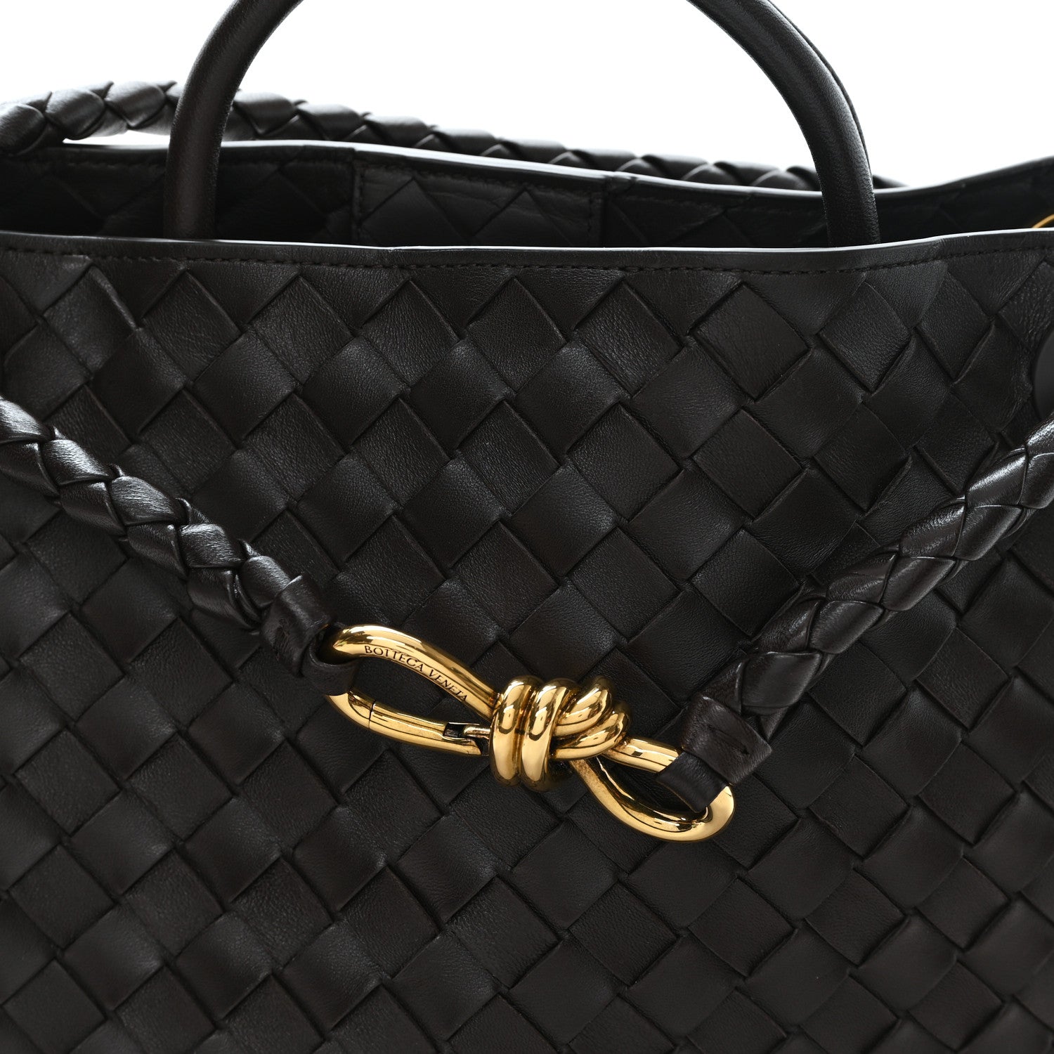 Bottega Veneta Nappa Intrecciato Medium Andiamo Shoulder Bag Fondant 7 of 9