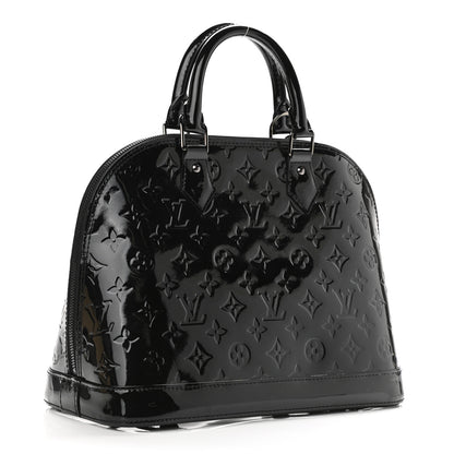 Louis Vuitton Vernis Alma PM Black 2 of 9