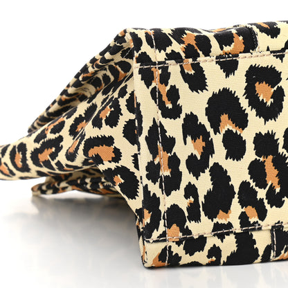 Marc Jacobs Cotton Canvas Leopard Print The Traveler Tote Bag 9 of 10