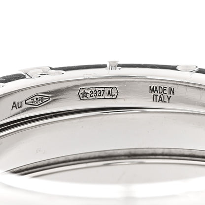Bulgari 18K White Gold B.Zero1 Two-Band Ring 54 6.75 5 of 8