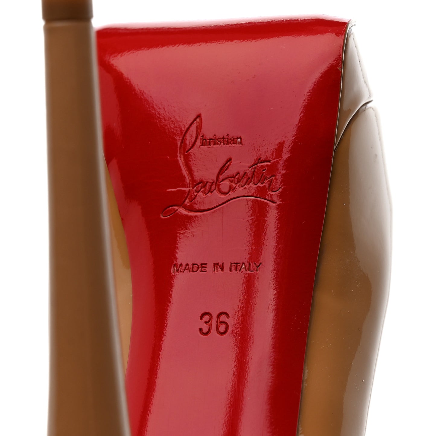 Patent Lady Peep 150 Pumps 36 Nude
