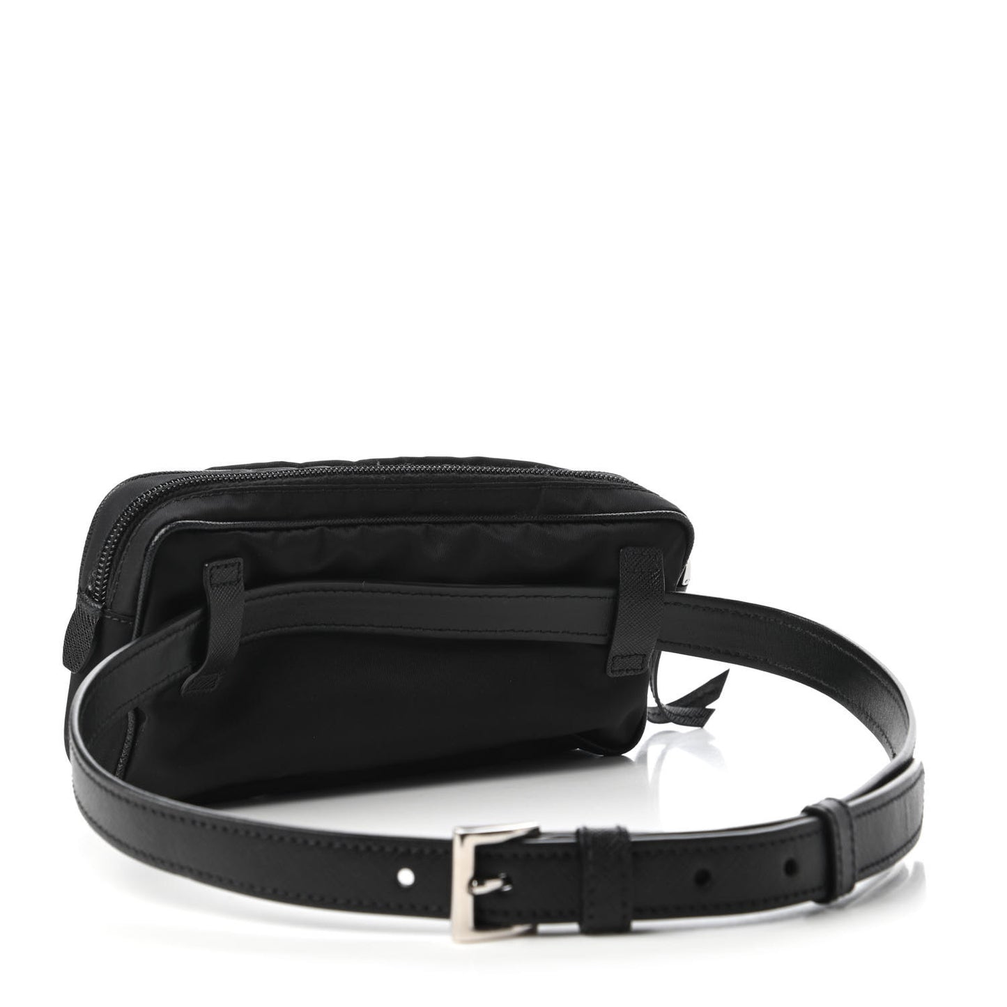 Tessuto Nylon Saffiano Belt Bag Black