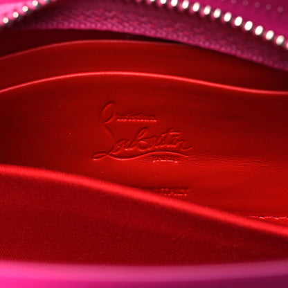 Christian Louboutin Patent Small Loubi Twist Zip Chain Clutch Bag Bolerose 7 of 10