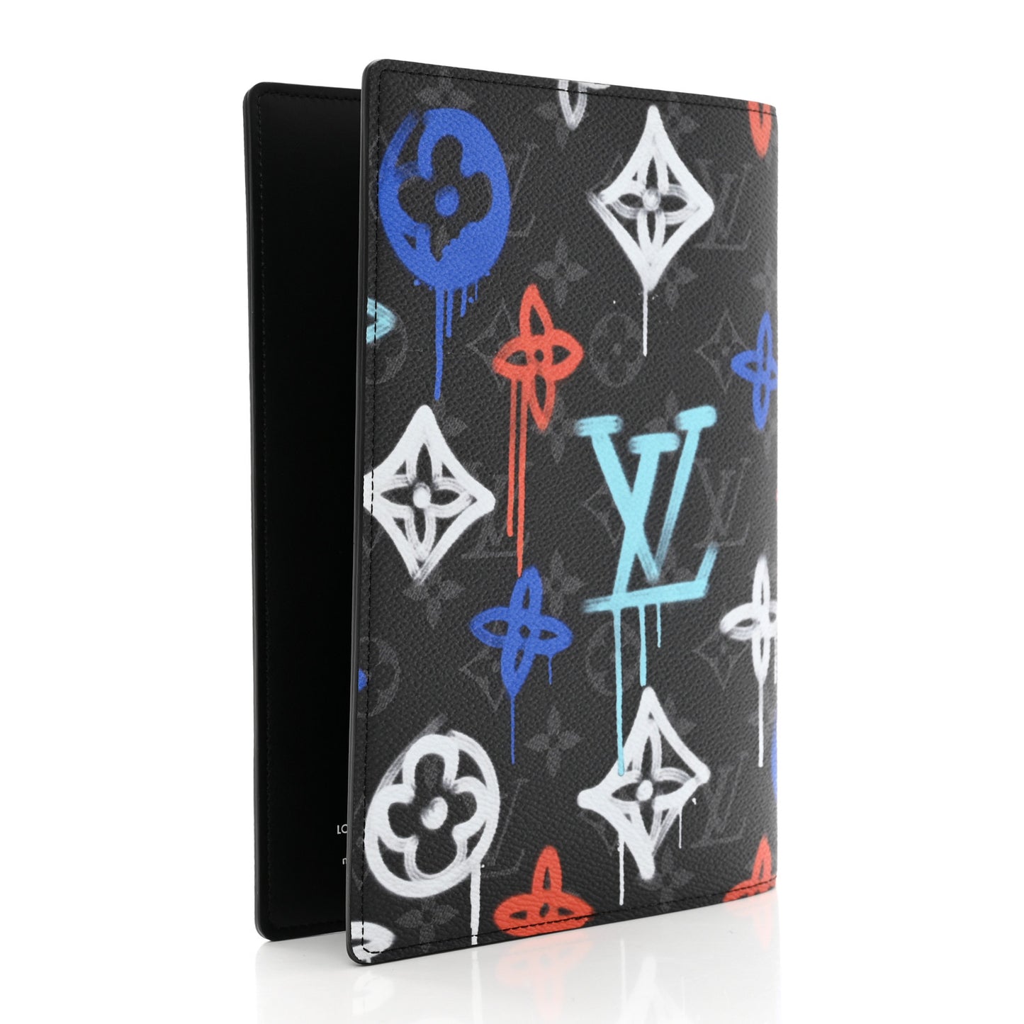 Monogram Eclipse LV Graffiti Auguste Notebook Cover Multicolor