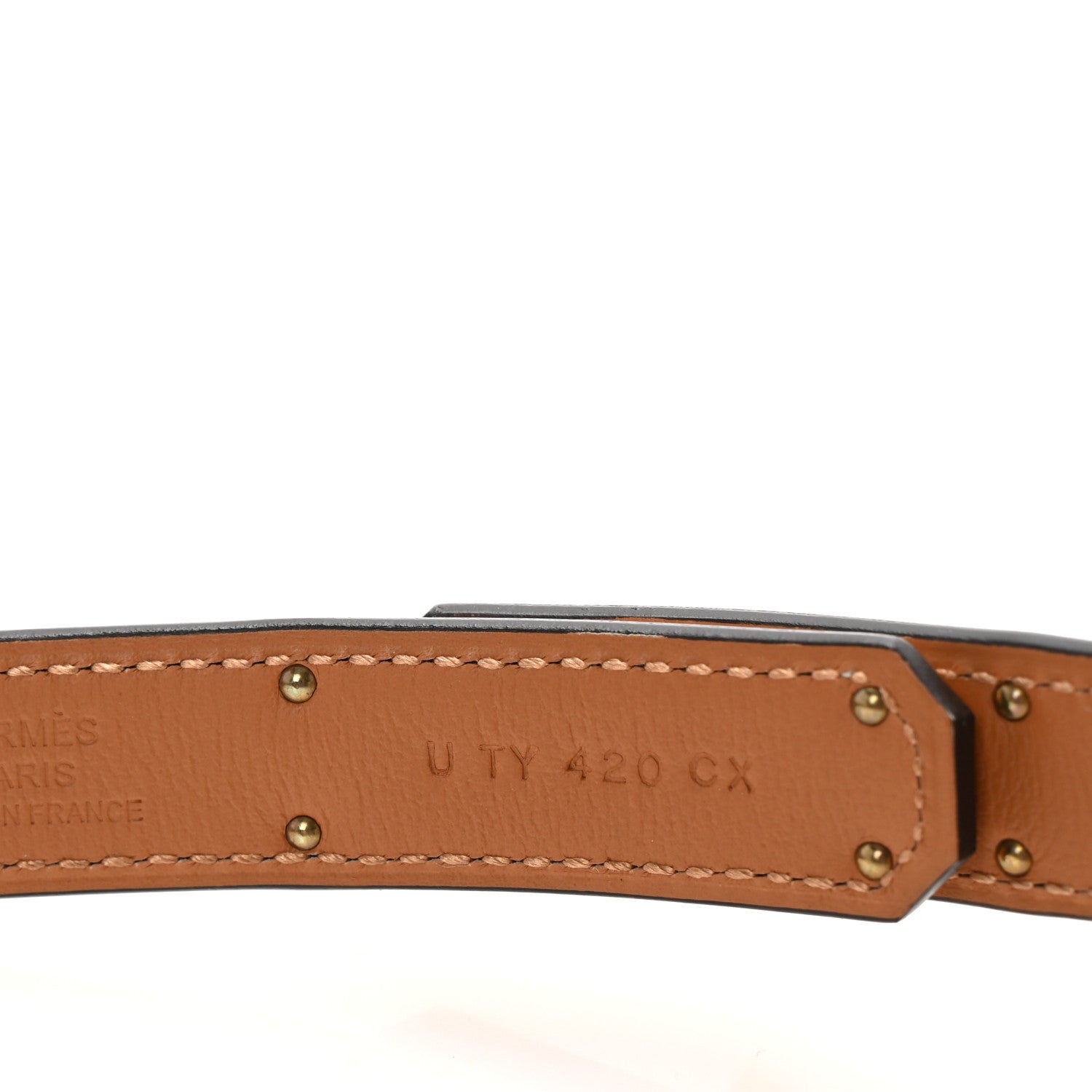 Hermes Epsom Kelly Pocket Belt Biscuit Nata 3 of 7