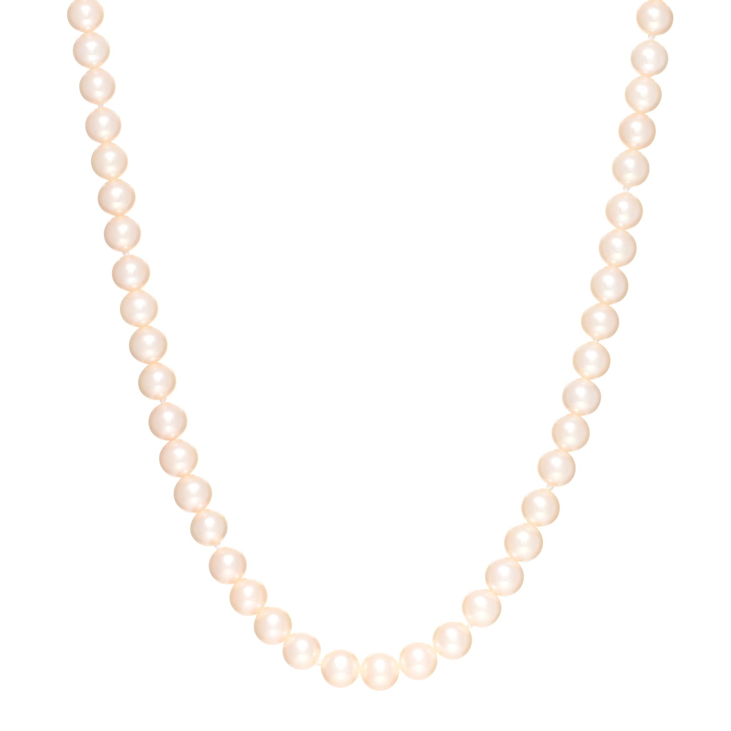 Sterling Silver Freshwater Pearl 6-7mm Ziegfeld Necklace