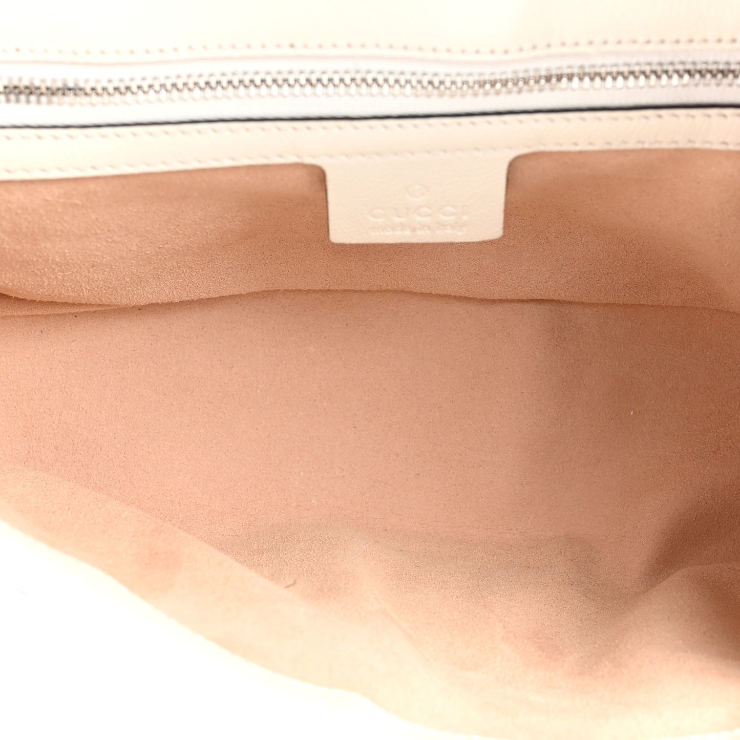 Vintage Effect Calfskin Matelasse Diagonal Small Torchon GG Marmont Shoulder Bag Blue Agata Mystic White
