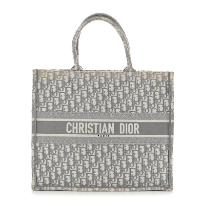 Christian Dior Oblique Large Book Tote Grey 1 of 13