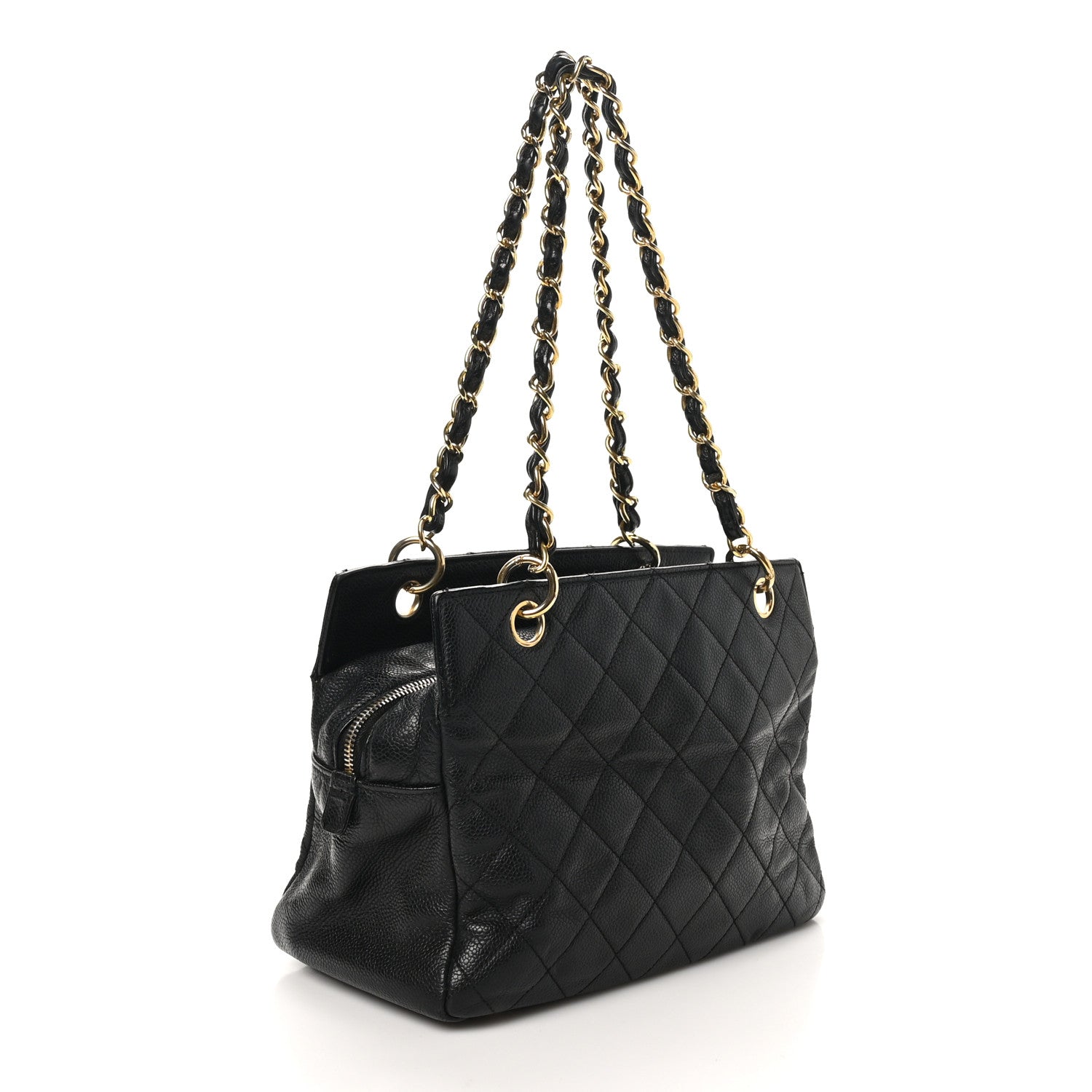 Chanel Caviar Quilted Petit Timeless Tote PTT Black 3 of 10