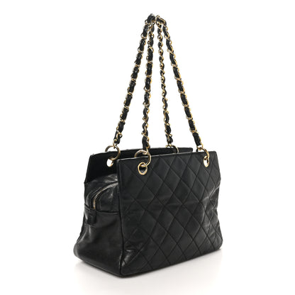 Chanel Caviar Quilted Petit Timeless Tote PTT Black 3 of 10