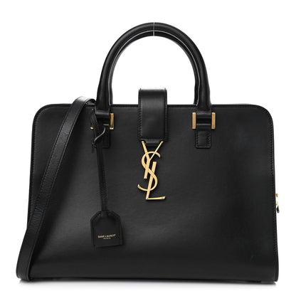 Saint Laurent Smooth Calfskin Small Monogram Cabas Black 1 of 11