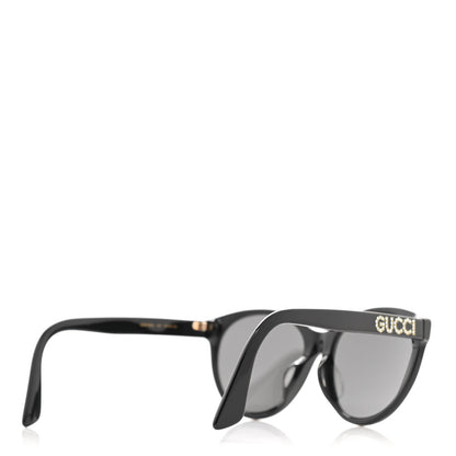 Gucci Round Frame Crystal Sunglasses GG 0419S Black 4 of 8