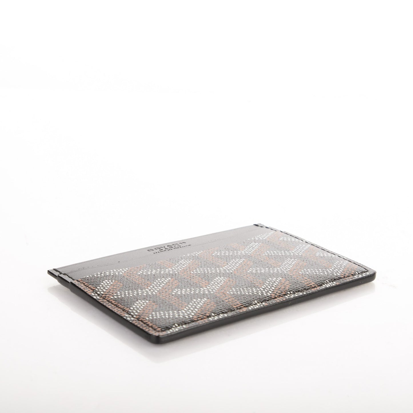 Goyardine Saint Sulpice Card Holder Black