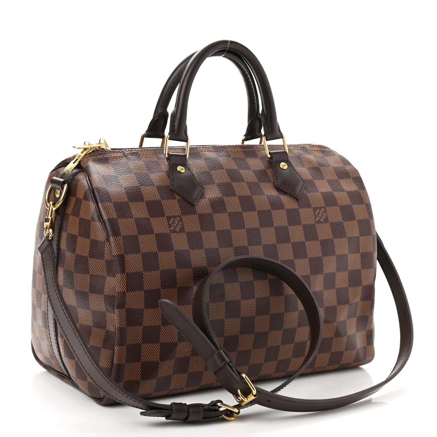 Louis Vuitton Damier Ebene Speedy Bandouliere 30 3 of 9