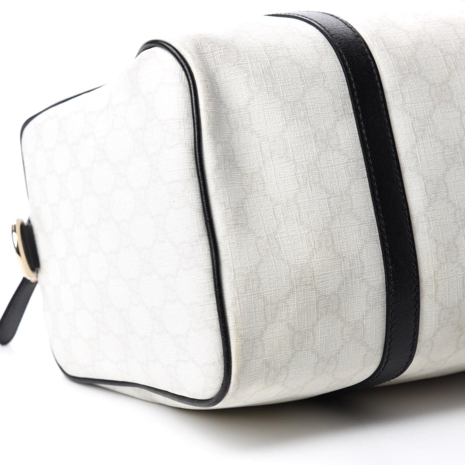 Gucci GG Plus Monogram Medium Joy Boston White Black 6 of 17