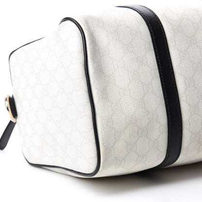 Gucci GG Plus Monogram Medium Joy Boston White Black 6 of 17