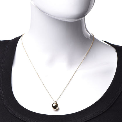Tiffany 18K Yellow Gold 12.75mm HardWear Ball Pendant Necklace 2 of 8