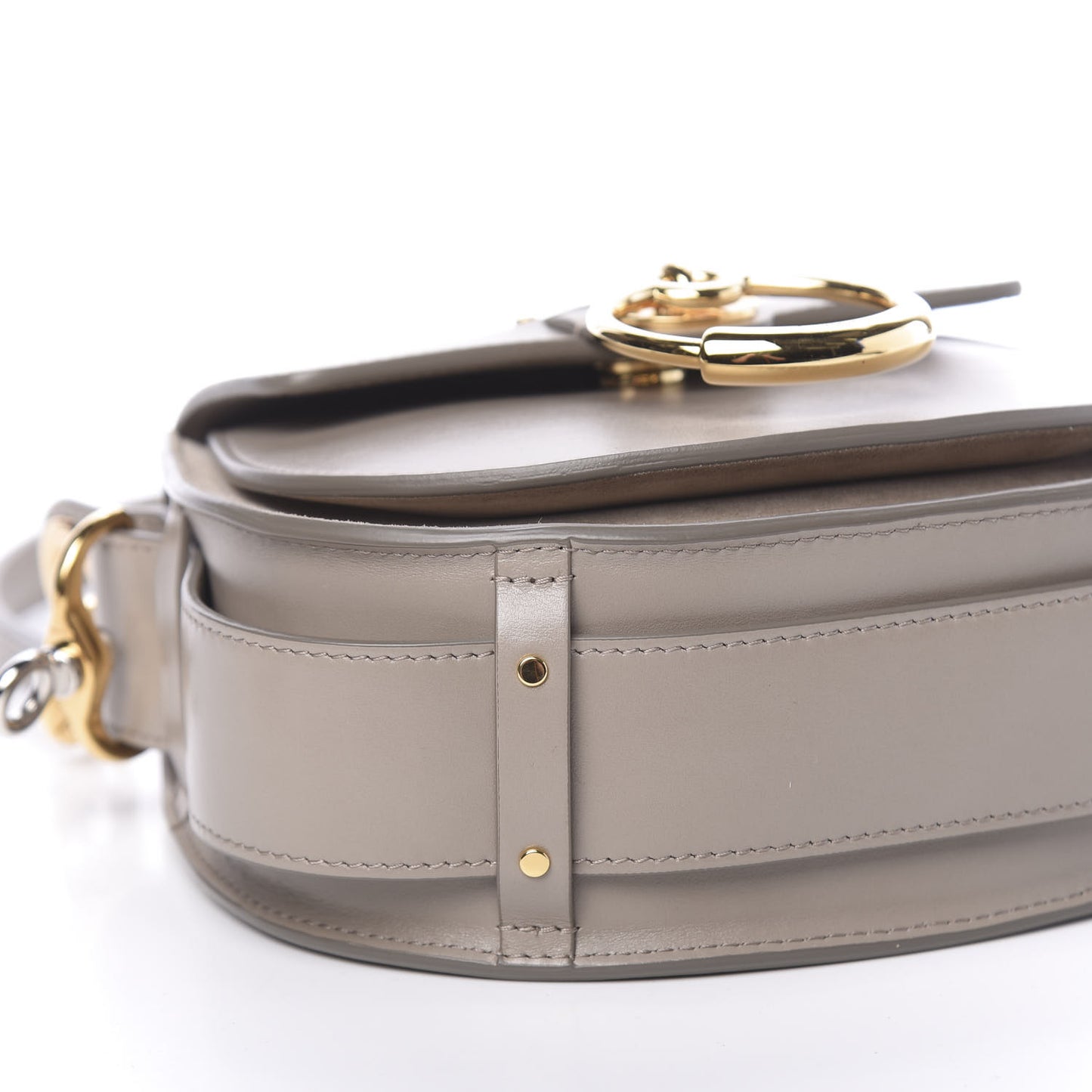 Calfskin Small Tess Bag Motty Grey