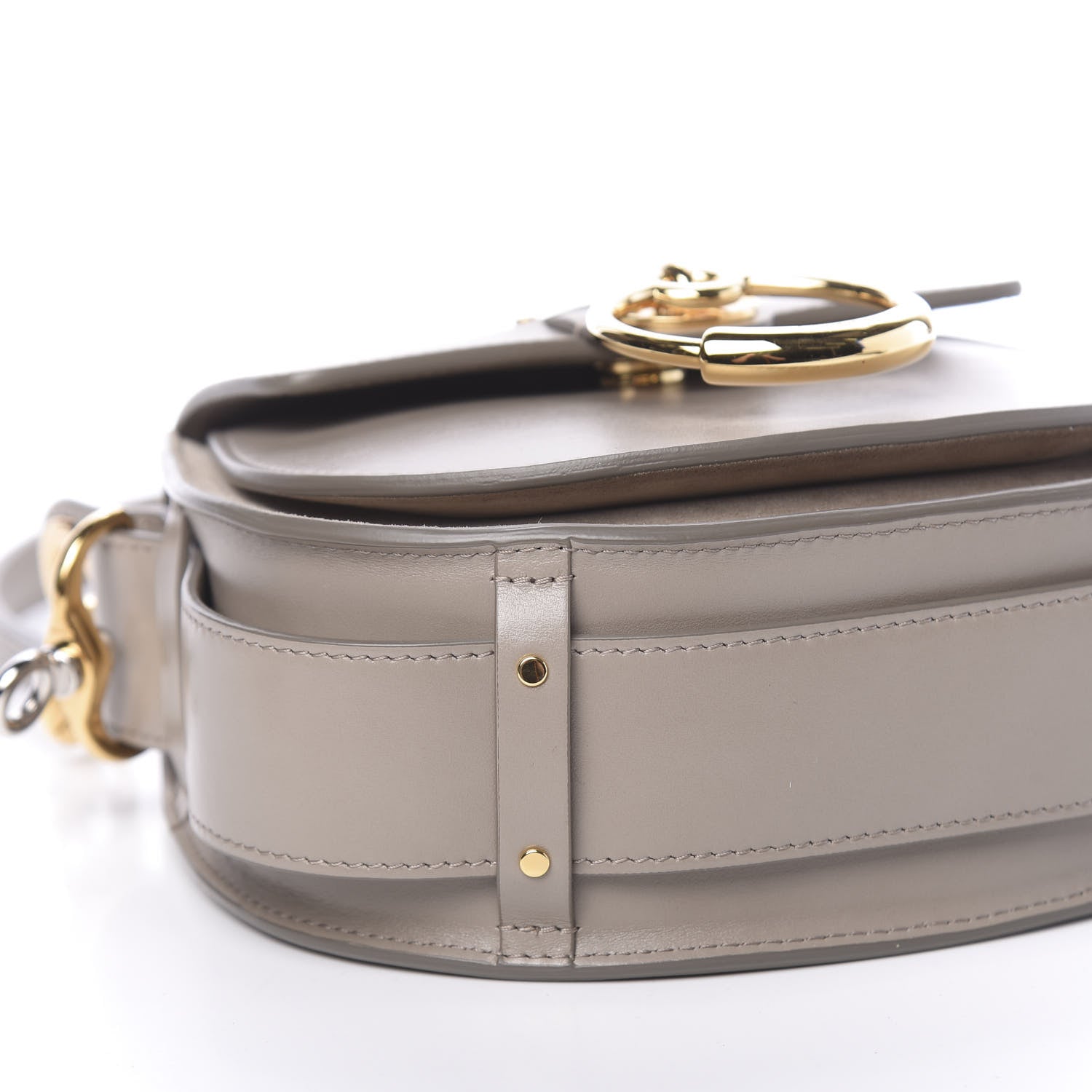 Chloe Calfskin Small Tess Bag Motty Grey 8 of 10