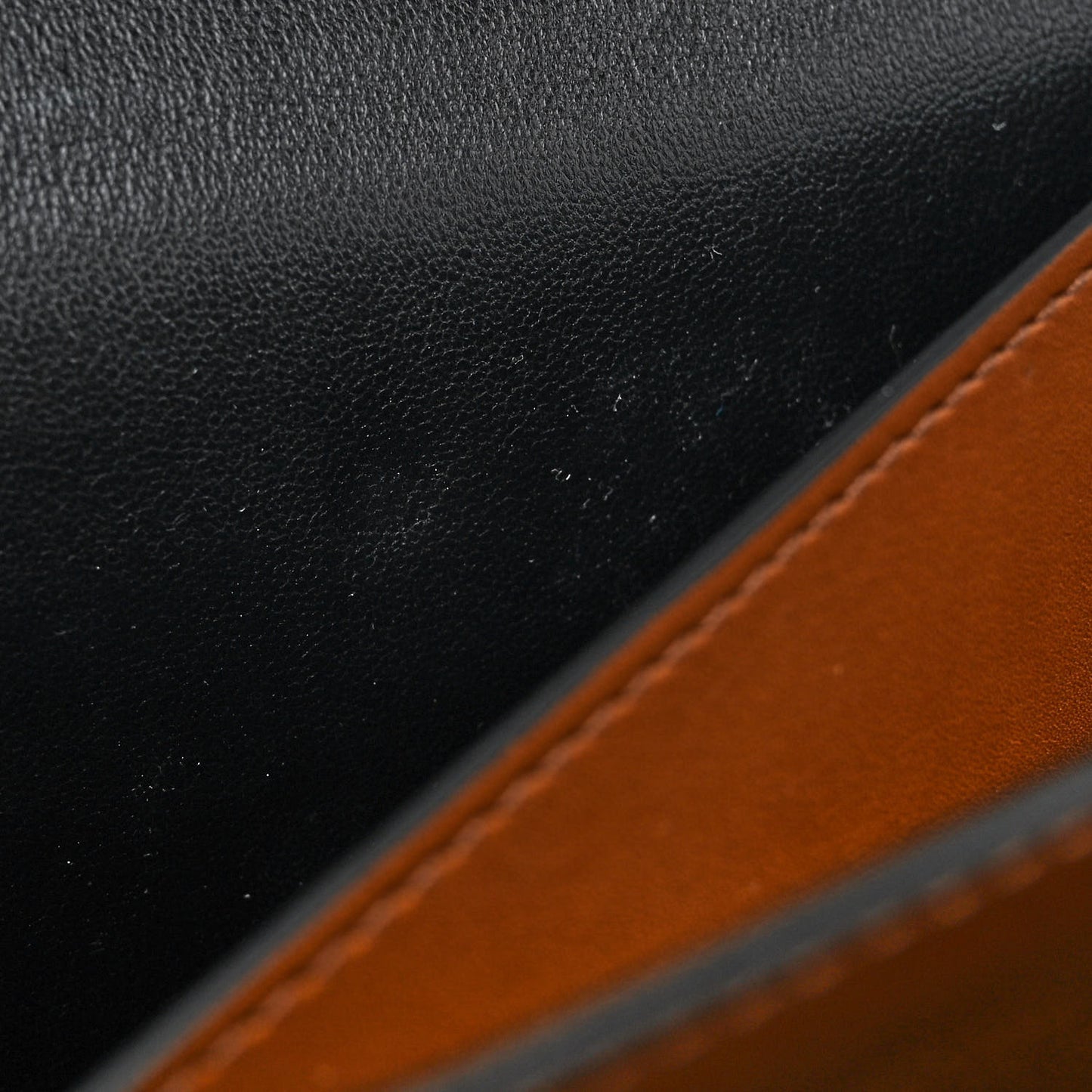 Calfskin Medium Bi-Color Case Flap Camel