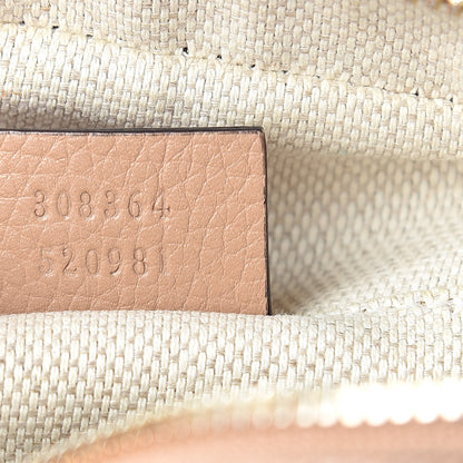 Gucci Pebbled Calfskin Small Soho Disco Bag Rose Beige 7 of 10
