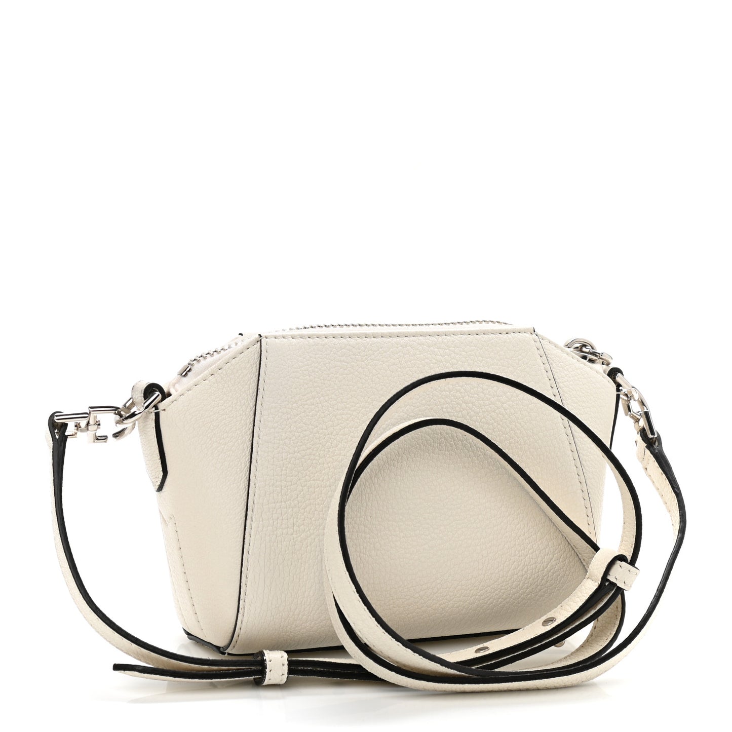 Sugar Goatskin Nano Antigona Ivory