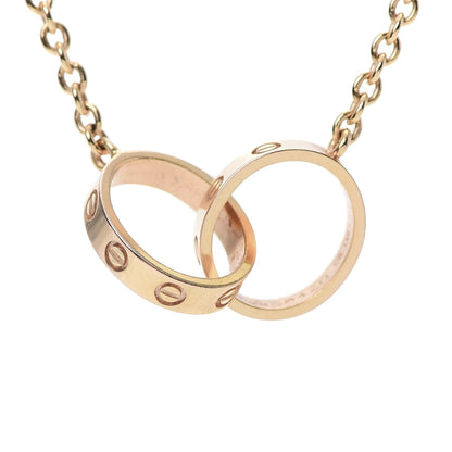 Cartier 18K Pink Gold Interlocking LOVE Necklace 4 of 7