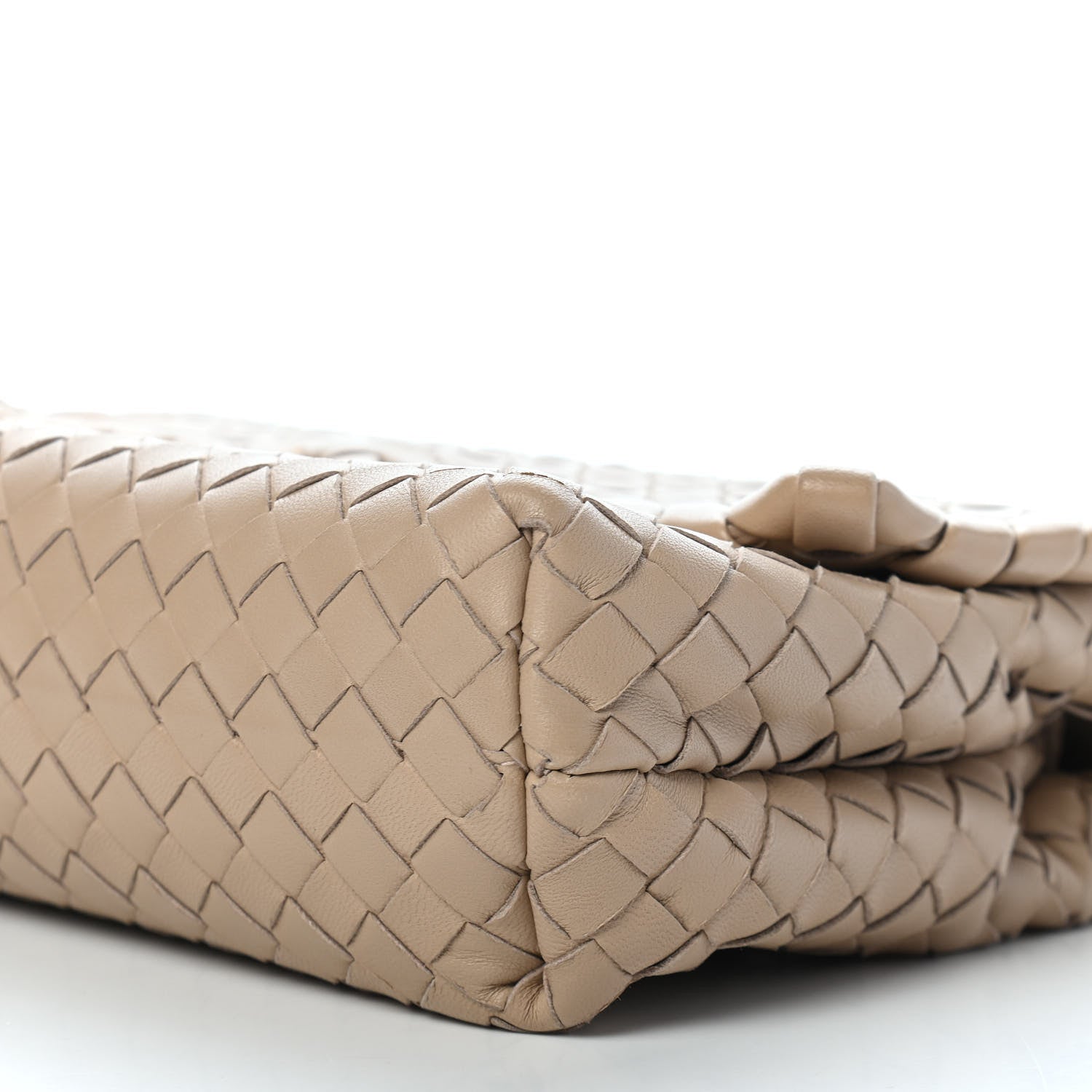 Bottega Veneta Nappa Intrecciato Baby Olimpia Shoulder Bag Mink 8 of 8