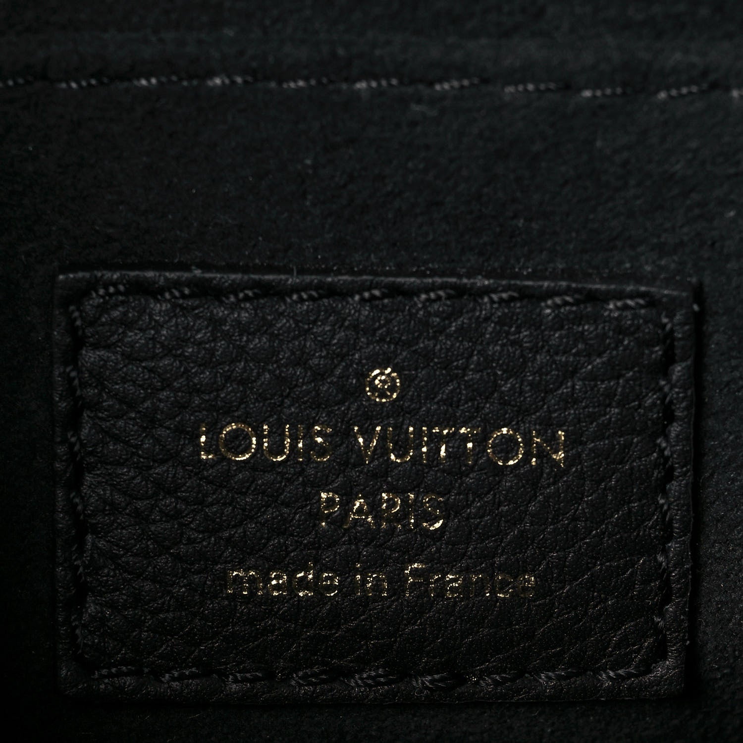 Louis Vuitton Grained Calfskin Lockme Chain Bag PM Black 5 of 11