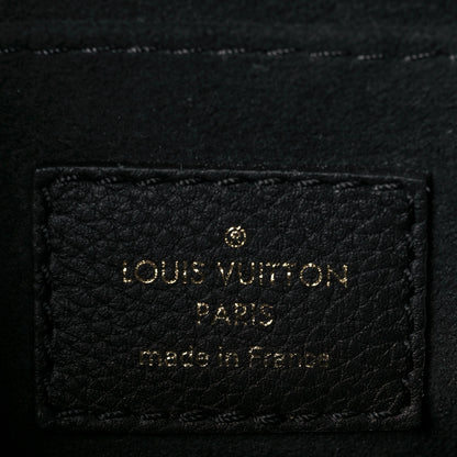 Louis Vuitton Grained Calfskin Lockme Chain Bag PM Black 5 of 11