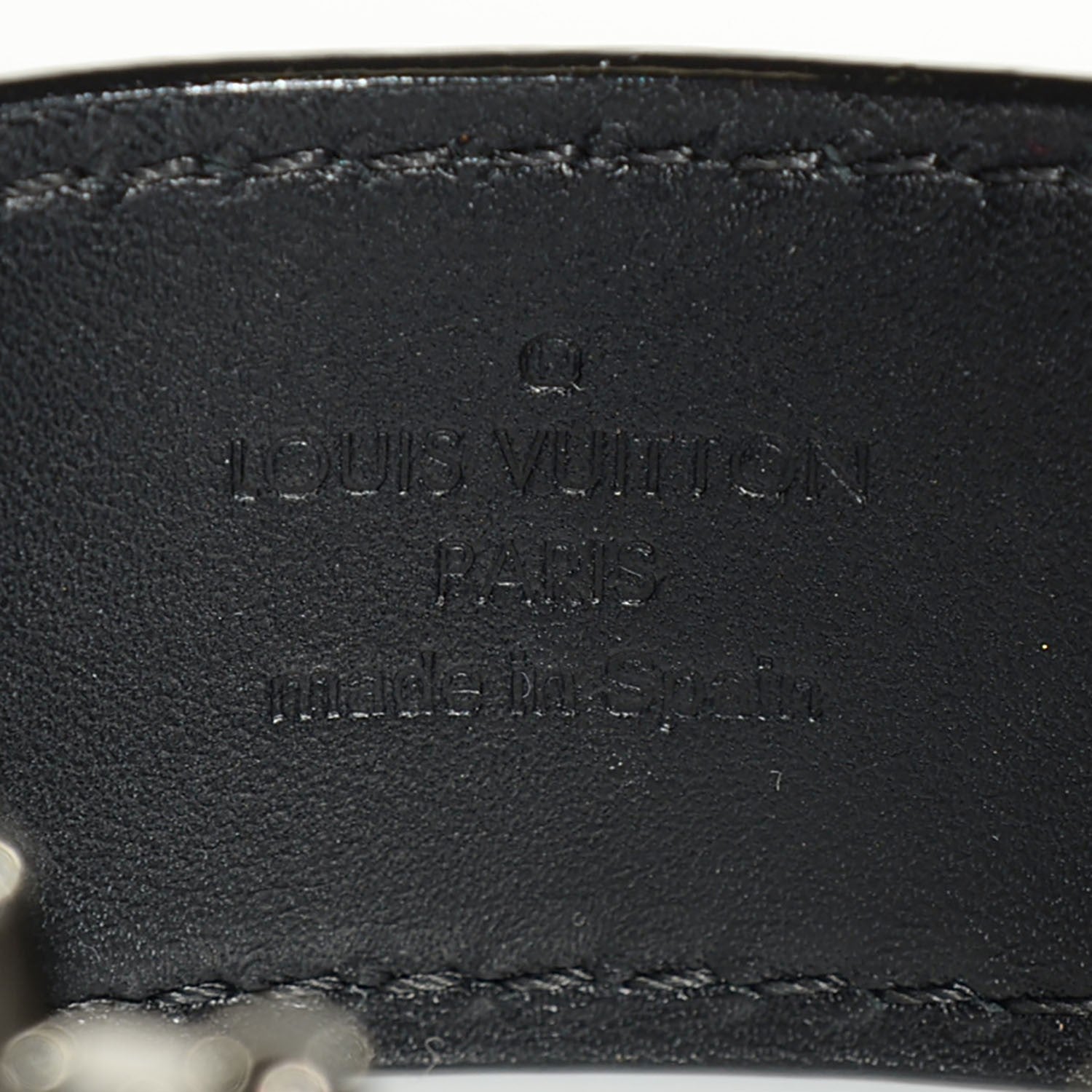 Louis Vuitton Patent Save It Bracelet 19 Black 11 of 14