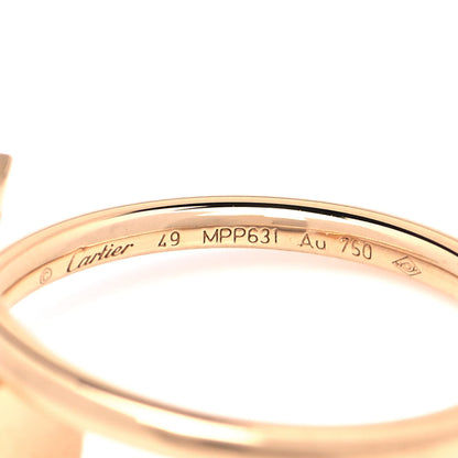 Cartier 18K Yellow Gold Small Juste Un Clou Ring 49 4.75 4 of 5