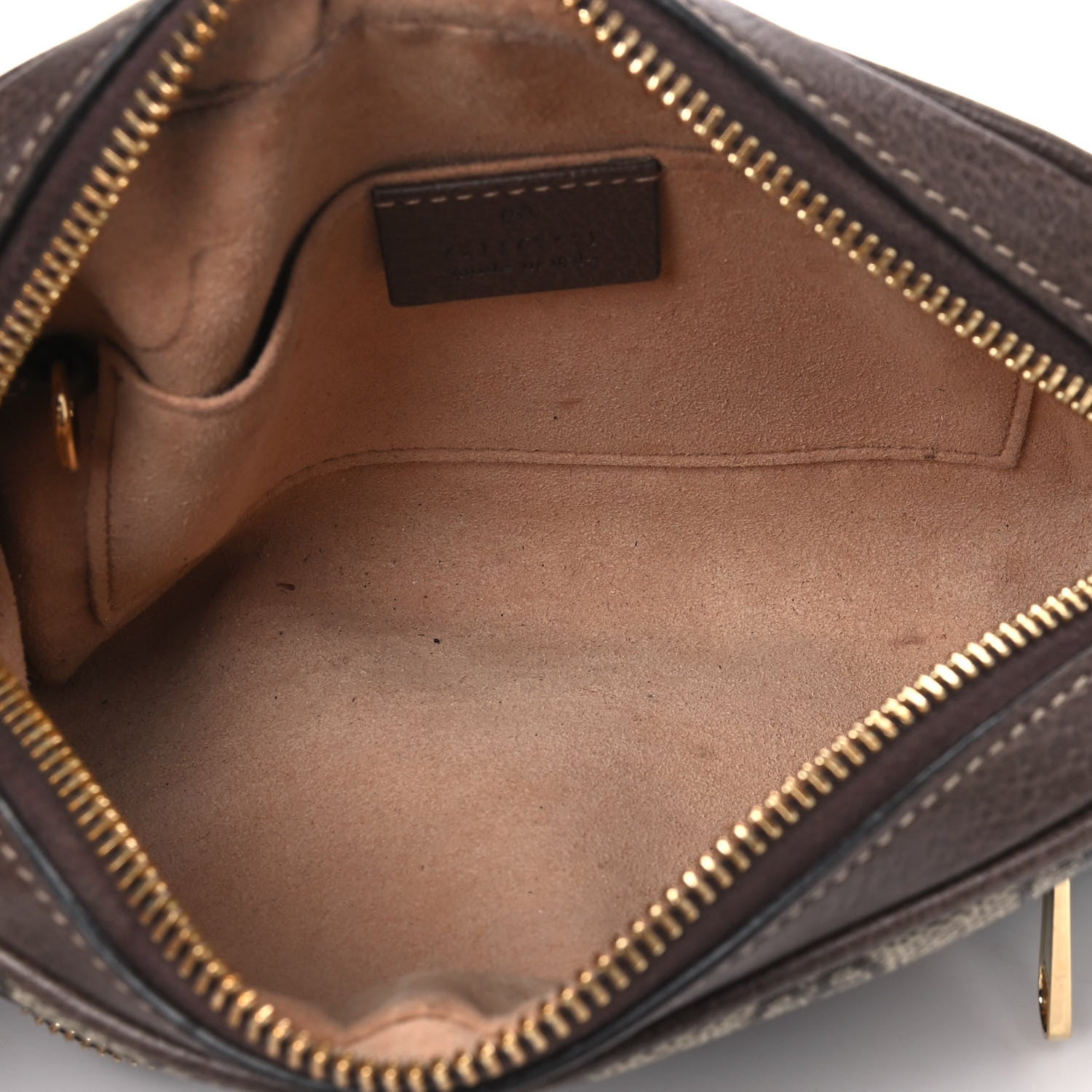 Gucci GG Supreme Monogram Web Mini Ophidia Shoulder Bag Brown 4 of 8