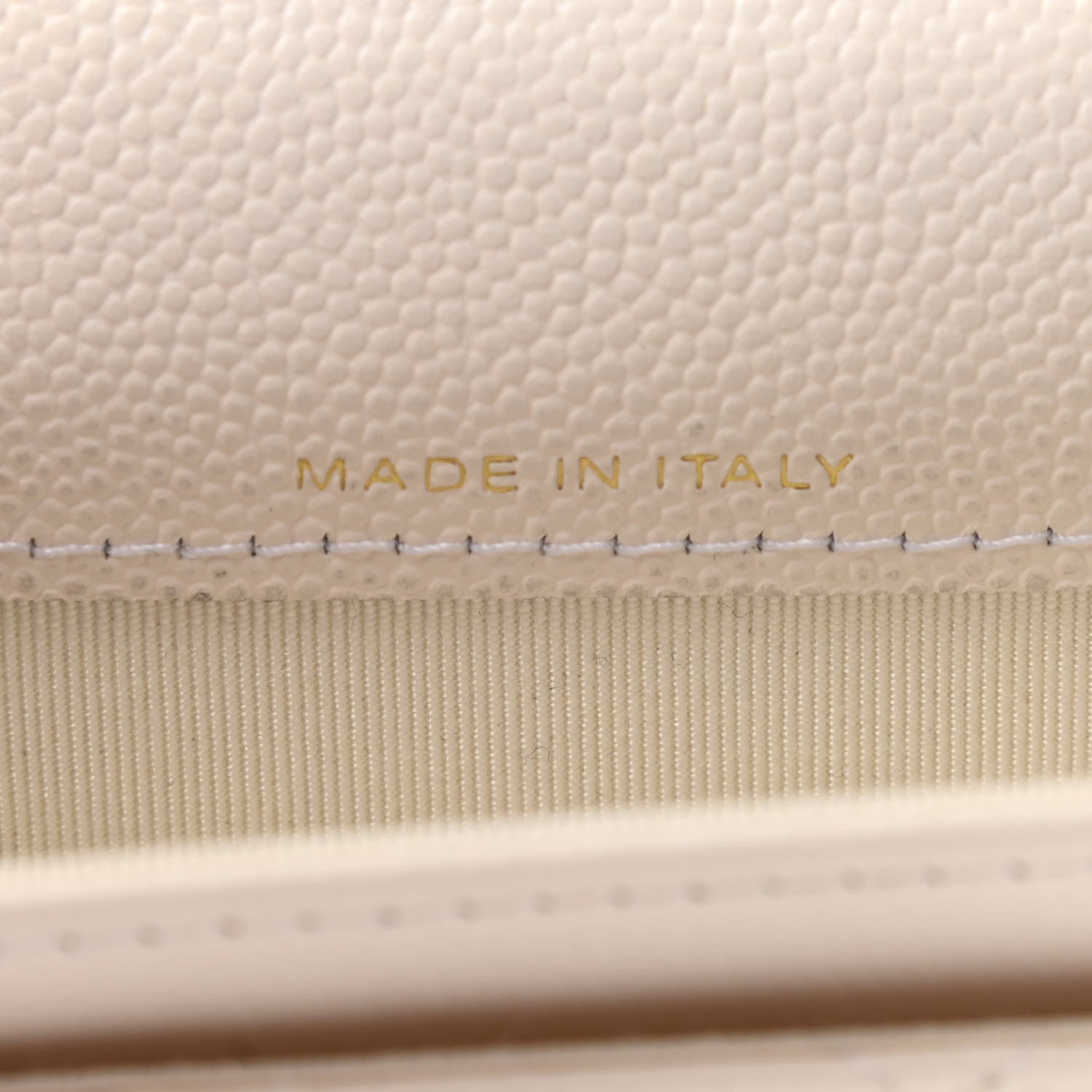 Chanel Caviar Quilted Flap Card Holder Wallet White 7 of 10