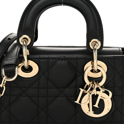 Christian Dior Lambskin Cannage Micro Lady D-Joy Black 7 of 10