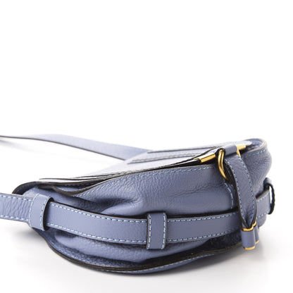 Chloe Calfskin Mini Marcie Round Crossbody Bag Street Blue 4 of 10