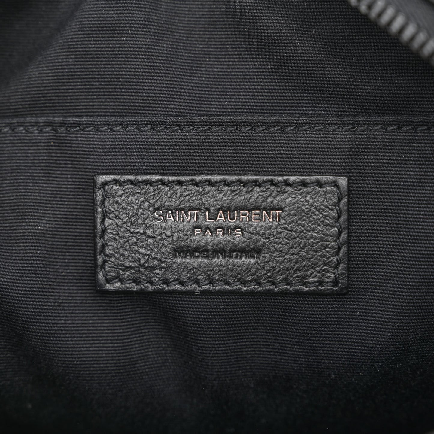 Patent Calfskin Matelasse Monogram Lou Camera Bag Black