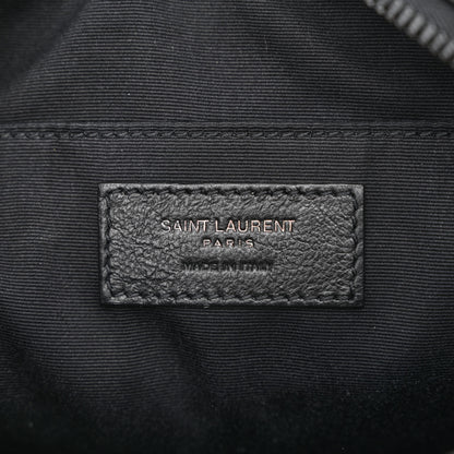 Saint Laurent Patent Calfskin Matelasse Monogram Lou Camera Bag Black 6 of 10
