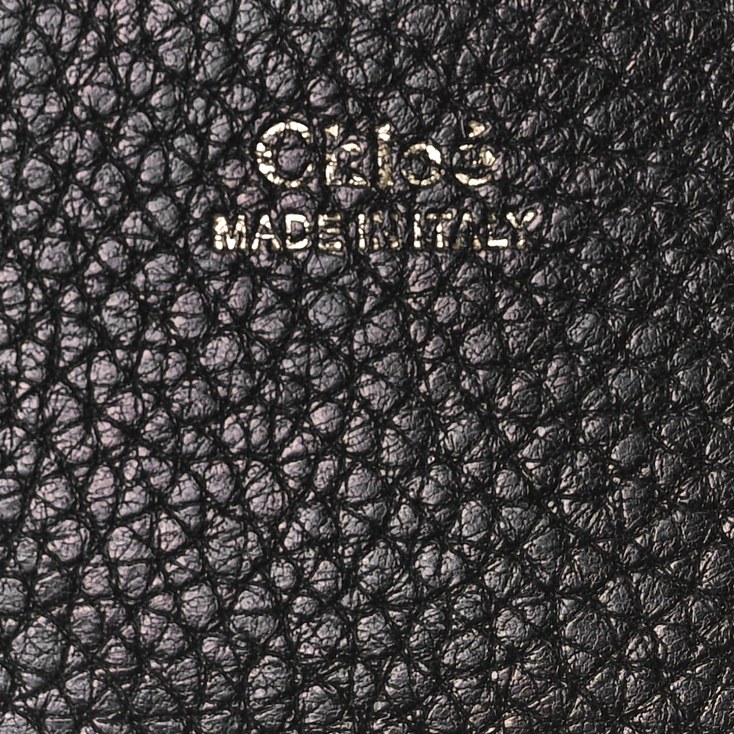 Grained Lambskin Mini Drew Shoulder Bag Black