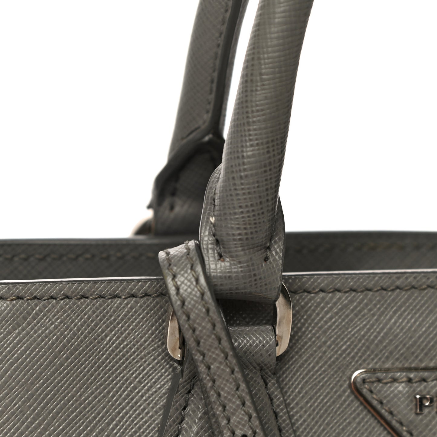 Saffiano Lux Bi-Color Tote Marmo Nube