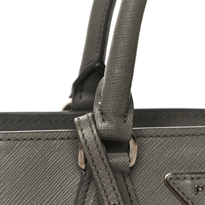 Prada Saffiano Lux Bi-Color Tote Marmo Nube 13 of 14