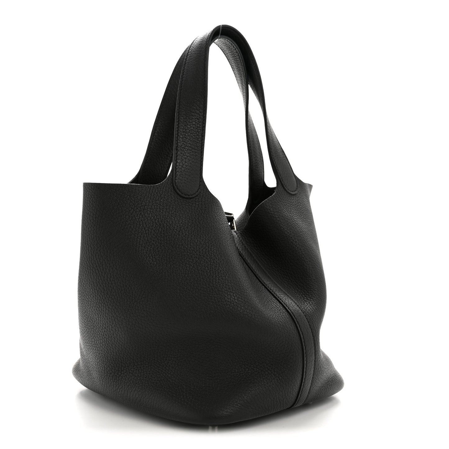 Taurillon Clemence Picotin Lock 22 MM Black
