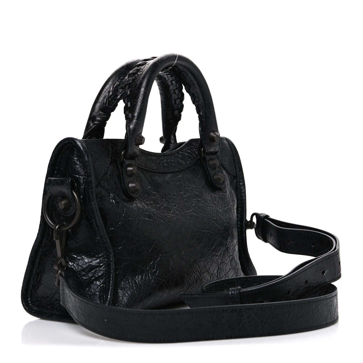 Balenciaga Agneau Arena Classic Hardware Le City Mini Black 2 of 9