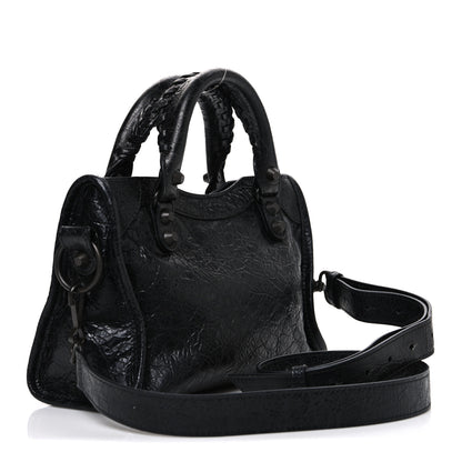 Balenciaga Agneau Arena Classic Hardware Le City Mini Black 2 of 9