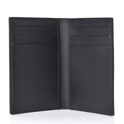 Givenchy Calfskin Logo Folding Card Holder Black 5 of 8