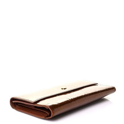 Louis Vuitton Vernis Porte Tresor International Wallet Bronze 3 of 7