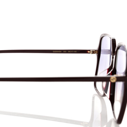 Gucci Oversized Square GG0544S Sunglasses Burgundy 5 of 9